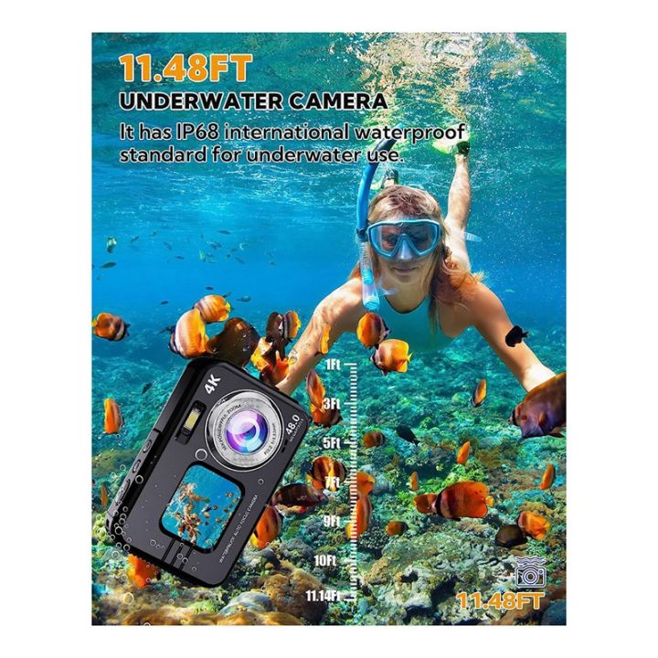 digital-camera-4k-waterproof-digital-sport-camera-48mp-autofocus-underwater-camera-plastic-for-children-student-beginners