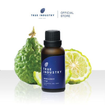 True industry น้ำมันหอมระเหย 100% มะกรูด (Pure Bergamot essential oil)  สำหรับใส่เครื่องพ่นอโรม่า เครื่องพ่นไอน้ำ