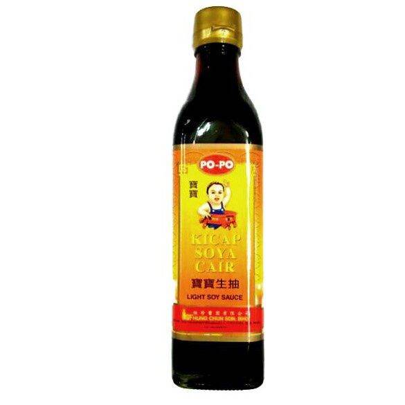 🔥【Ready Stock秒发货】PoPo Light Soy Sauce 720ml/ 宝宝生抽/ Kicap Soya Cair Cap