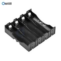 4x 18650 Battery Holder Storage Box Case 4 Slot Lead Wire Battery Container 18650 Lithium Battery Holder for Arduino DIY Kit