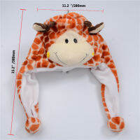 Uni Gift Giraffe Plush Hat Animal Hats Winter Caps Personality Style Party Hats