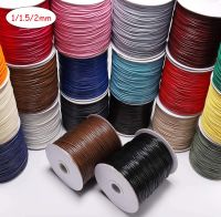 【YD】 10m/lot Leather Waxed Cord Cotton Thread String Necklace Rope Bead Jewelry Making Supplies