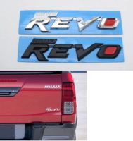 โลโก้ติดท้าย มีกาวในตัว พร้อมติดตั้ง โตโยต้า ไฮลัก รีโว่ Toyota Hilux Revo badge logo rear bumper 2012 - 2020