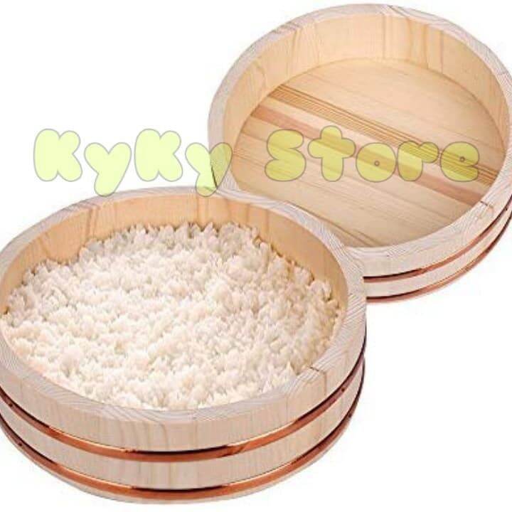 HANDAI Hangiri Rice Pan Japan Original - Tempat Nasi Sushi Jepang ...