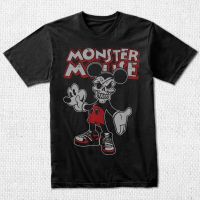 (Ready Stock) - T-shirt Monster Mouse MURAH - Streetwear - Cartoon tee lelaki black large plus size XS-XXXL 100 cotton men casual birthday gift