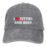 【KFAS Clothing Store】 Heart Titties And Beer Hats For Men Women Adjustable Sun Hats Vintage Trucker Hat Hip Hop Baseball Cap