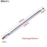 7 Sections Telescopic Antenna Aerial for Radio TV silver Expanded total length 765MM new