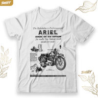 เสื้อยืด1954เอเรียลวินเทจเสื้อยืดโฆษณามอเตอร์ไซค์ดิสโทร