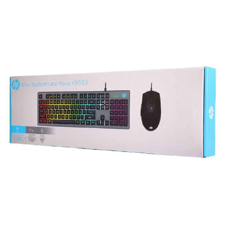 hp-km300f-gaming-keyboard-mouse-คีย์บอร์ดและเมาส์