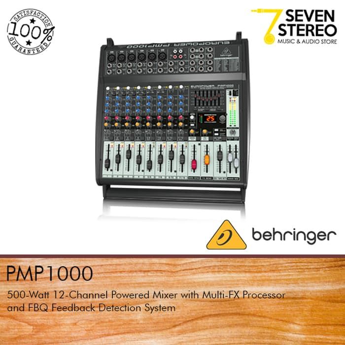 Behringer EUROPOWER PMP1000 Powered Mixer 500 Watt | Lazada Indonesia