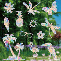 Chaoshihui DECALS ของหน้าต่าง DECALS 6 แผ่นดสติลหน้าต่างการชนหน้าต่าง SUNCATCHER WINDOW WINDOW RAINBOW สติ๊กเกอร์