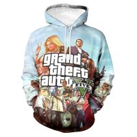 Grand Theft Auto GTA-Sudadera con capucha para hombre y mujer, ropa de calle de gran tamaño, de manga larga, otoño