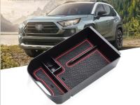 ที่วางแขนสำหรับรถโตโยต้า Xa50 Rav4ถาดคอนโซลกล่องเก็บของเสื่อกันลื่นอุปกรณ์เสริมแต่งรถ