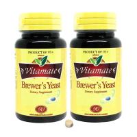 Vitamate Brewers Yeast นำเข้าจากอเมริกา บำรุงระบบประสาท และผิวพรรณ อุดมด้วยวิตมิน B Complex 90capsule