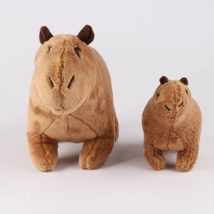 select-sea-ตุ๊กตาคาปิบาราจําลอง-ขนปุย-simulation-capybara-toys-ของเล่น-ของขวัญวันเกิด-สําหรับเด็ก