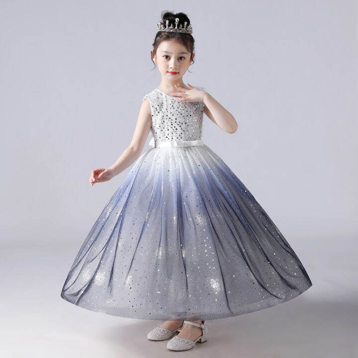 girls floor length dress