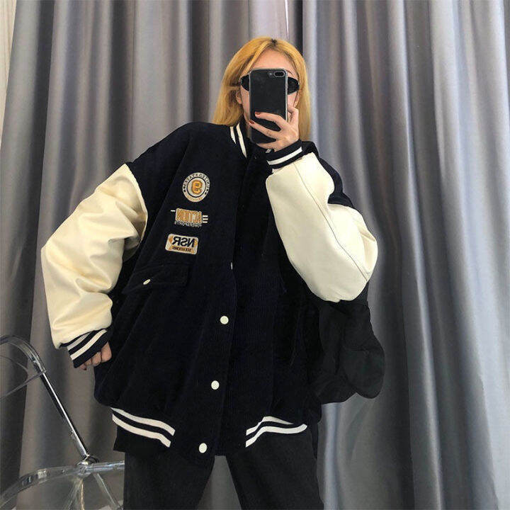 new-jacket-female-loose-hip-hop-baseball-uniform-commemorative-spirit-coat-spring-autumn-men-women-handsome-punk-streetwear