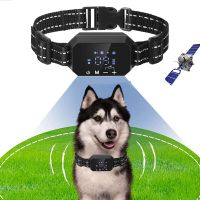 GPS Wireless Dog Fence Rechargeable Dog Training Collar For Pet Outdoor Electronic Fencing Device Waterproof 100~3280 Ft