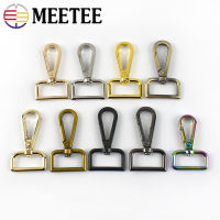 2510pc Meetee 25mm Bag Belt Strap Buckles Metal Carabiner Clasps Lobster Dog Collar Key Swivel Clips Snap Hook DIY Accessories