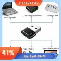 HONEYDEWD ปลั๊ก ล้อแม็ก เคเบิ้ล ที่ชาร์จข้อมูล อะแดปเตอร์ USB ชายกับพิมพ์ C หญิง ตัวแปลง OTG