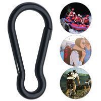 MINICO 20Pcs ของใหม่ กีฬานอกสถานที่ ความปลอดภัยและความปลอดภัย พลาสติกหลากสี Carabiner ตะขอเดินป่าตั้งแคมป์ พวงกุญแจหัวเข็มขัด ปุ่มปีนเขา