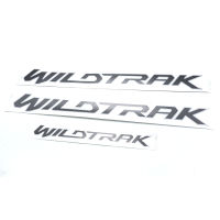 สติ๊กเกอร์ WILDTRAK บอร์น 3 ชิ้น ฟอร์ด เรนเจอร์ Ford Ranger ปี 2015 - 2020 มีเก็บเงินปลายทาง Set 3Pcs Silver Sticker Decals Wildtrak