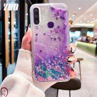 เคสสำหรับหัวเหว่ยโทรศัพท์ของเหลวแบบไหลดาวแวววาวแฟชั่น YBD เคส Y6P เคสกันกระแทกกันกระแทก2020เด็กผู้หญิงน่ารัก