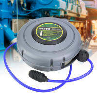 PU Air Hose Reel ฐานรีลท่อหดอัตโนมัติ 12 ม 1/4 BSPT Tracheal Tube Coiler ที่วางท่อคอยล์