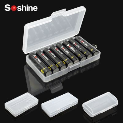 ♀☢❧ For AA AAA Soshine 6 Different Elistooop Plastic Case Container Bag Case Organizer Box Case Holder Storage Box Cover Battery box