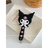 กระจกแต่งหน้า ลายการ์ตูน Sanrio Kuromi น่ารัก แบบพกพา สไตล์ญี่ปุ่น