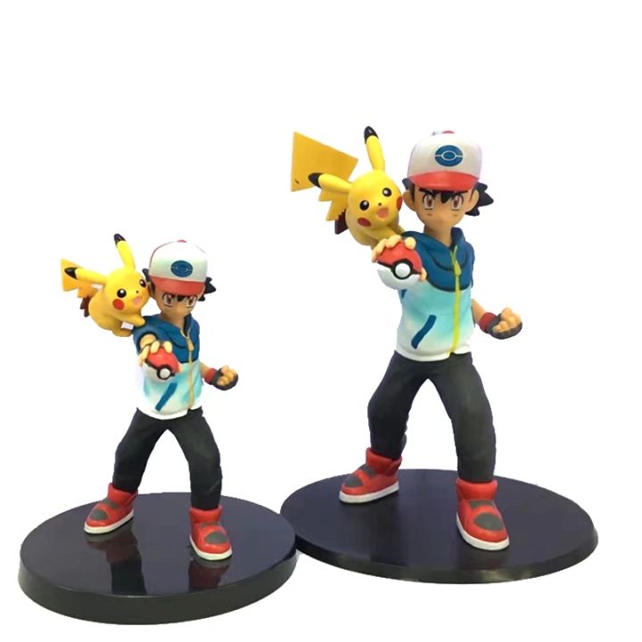 Kids Toy 14-20Cm Anime Pokemon Ash Ketchum Pikachu Action Figure Doll Pvc  Model Toy Doll Kids Collectible Home Decoration For Boy And Girl Birthday  Gifts With Box | Lazada Singapore