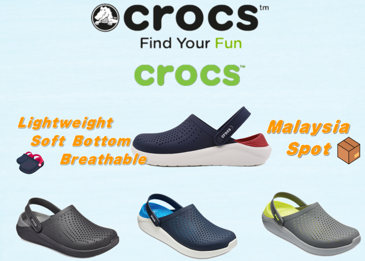 【Size M4-M12】Crocs Clog Classic Women Shoes Soft Soled Beach Shoes with ...