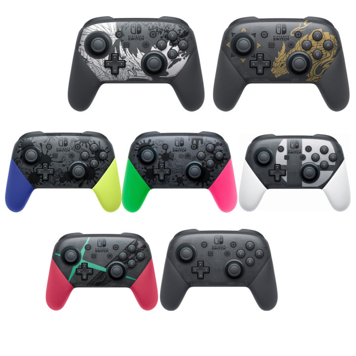 Nintendo Switch Pro Controller (MHR/Grey/Xenoblade/Splatoon/Smash ...