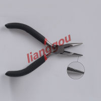 1 PC【J3S056】Handmade Pliers practical DIY jewelry tool Black handle needle nose pliers