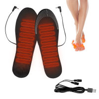 USB Heated Shoe Insoles Feet Warm Sock Pad Mat Electrically Outdoor Sports Heating Insoles Washable Winter Warm Thermal Unisex