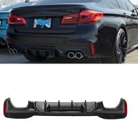 Glossy Black Car Rear Bumper Diffuser Lip Lower Spoiler Splitter For BMW 5 Series G30 G31 G38 2017 2018 2019 2020 2021 2022