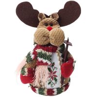 Doll Christmas Decorations Xmas Tree Gadgets Ornaments Doll Christmas Gift（Moose）