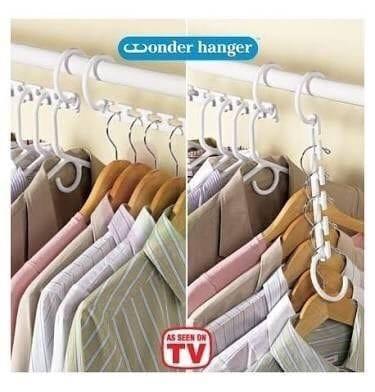 wonder-hanger-ไม้แขวนมหัศจรรย์-ไม้แขวนเสื้อประหยัดพื้นที่-ที่แขวนเสื้อเอนกประสงค์-แพค8-ชิ้น
