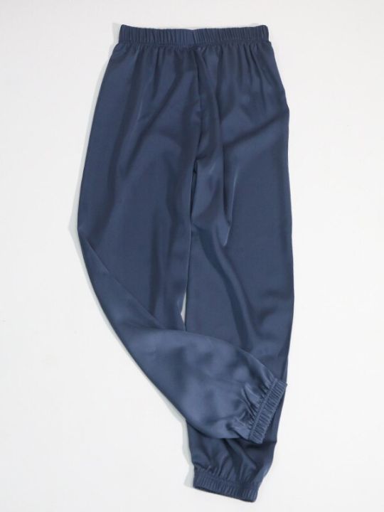 2023-summer-thin-harem-pants-women-slim-elastic-waist-trousers-soft-girl-slacks-all-match-lantern-satin-pants-for-women-buttoms