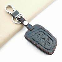 shangdjh For JAC JIAYUE A5 X4 X7 iC5 IEV S4 7S T8 Refine S4 S7 M6 3 Button New Leather Car Key Case Cover Fob Chain Protector Accessories