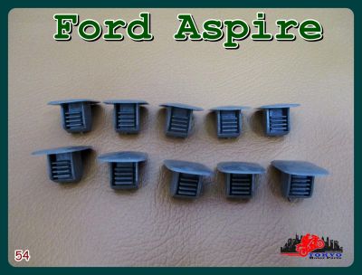 FORD ASPIRE BUMPER LOCKING CLIP SQUARE SHAPE "BLACK" SET (10 PCS.) (54) // กิ๊บล็อคกันชน ตัวเหลี่ยม สีดำ (10 ตัว) สินค้าคุณภาพดี