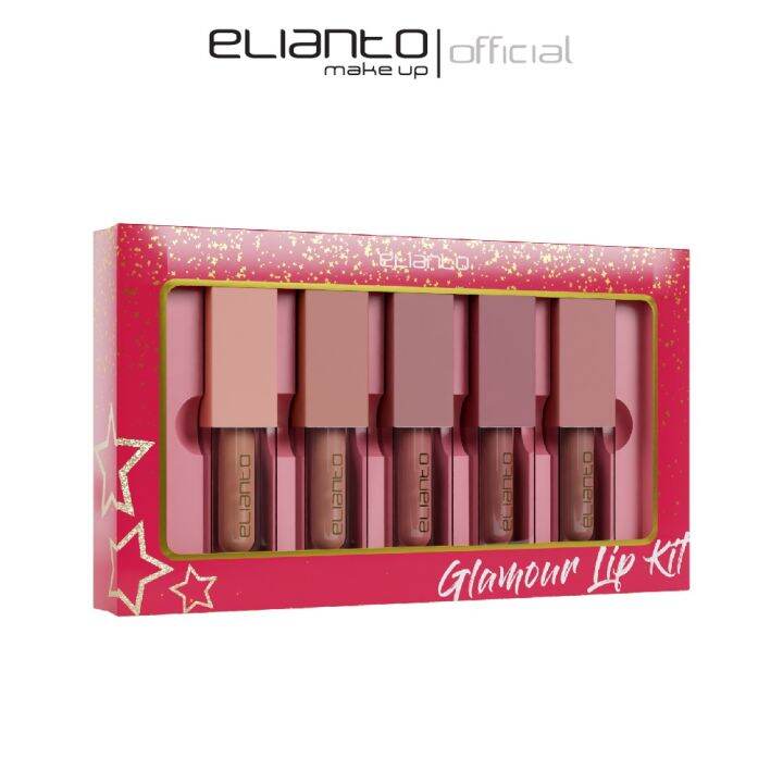 Elianto Glamour Lip Kit Set Lazada