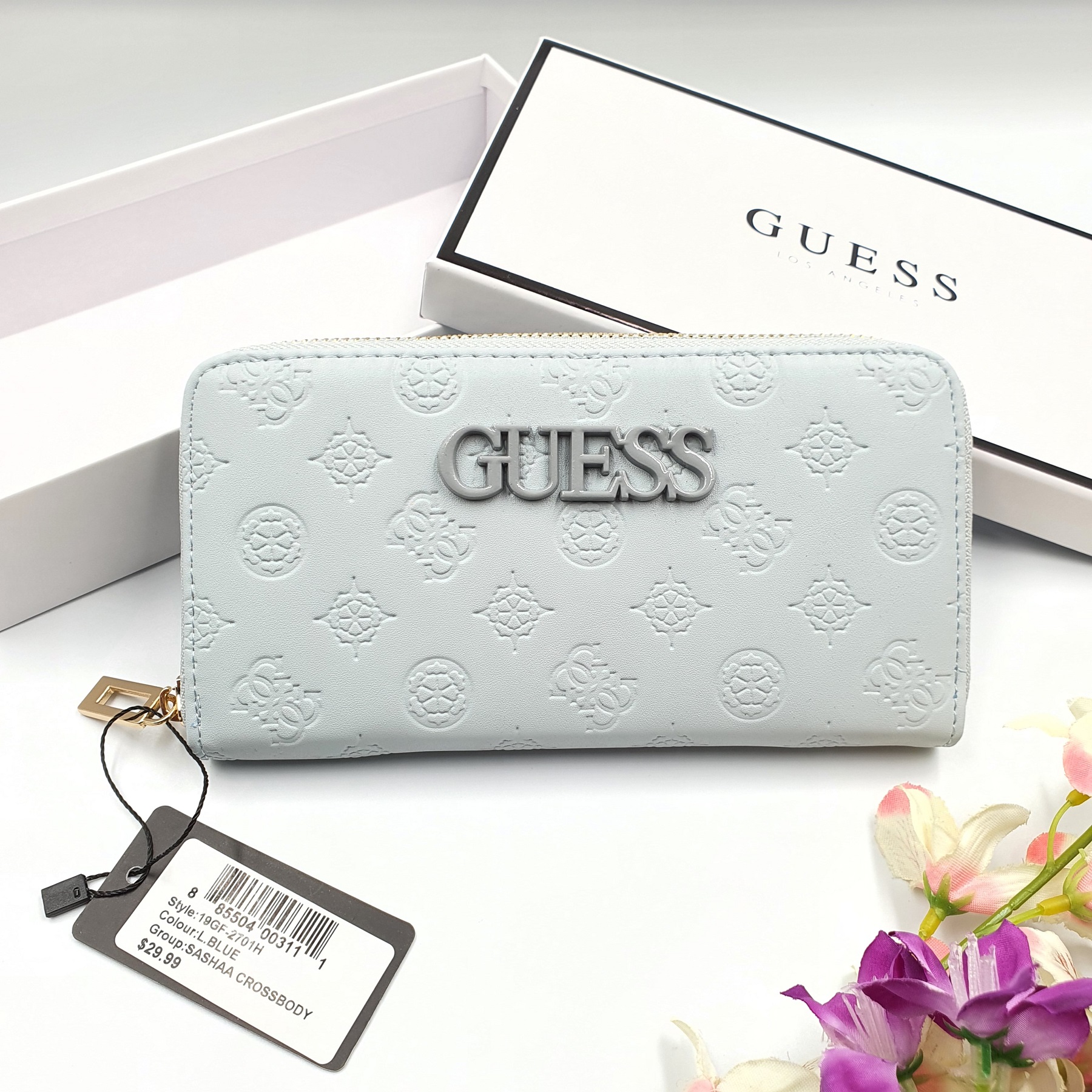 GUESS Peony Classic Dble Zip Orgnzr 