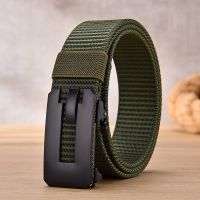 New anodontia automatic buckle belt thickening nylon belts joker mens business leisure ◆