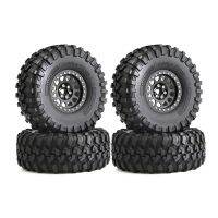 4PCS 135mm Metal 2.2 Beadlock Wheel Rim Tire Set for 1/10 RC Crawler Car Axial SCX10 Wraith Capra Traxxas TRX4 D90