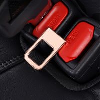 Car Safety Seat Belt Lock Buckle Head Clip Universal Hidden Metal SeatBelt Plug Alarm Canceler Stopper Interior Accessories