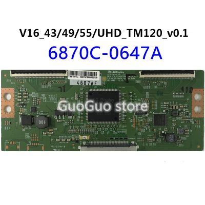 1Pc TCON Board 6870C-0647A T-CON กระดานควบคุม V16-43/49/55/UHD-TM120-V0.1 Logic Board V16 43/49/55/UHD TM120 V0.1
