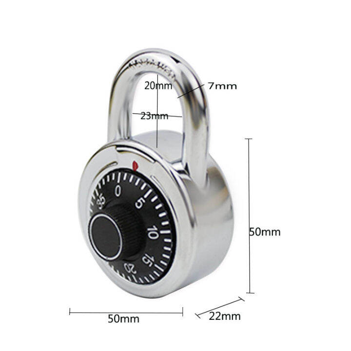 Turntable Password Lock Coded Lock Dial Combination Padlock Rotary Padlock Dial Number Lazada PH