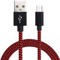 【♀】 C&amp;T e-Mart สายเคเบิลข้อมูลการชาร์จ Usb แบบถักไนลอนสำหรับ Type-C Ios