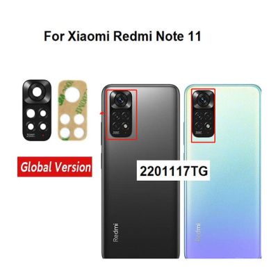 【♘COD Free Cas♘】 nang20403736363 สำหรับ Xiaomi Redmi Note 11หลังเลนส์กล้องถ่ายรูปกระจกหลังพร้อมปลอกคอกันสุนัขเลีย4G 2201117tg ทั่วโลก2201117ti 2201117tl 2201117ty